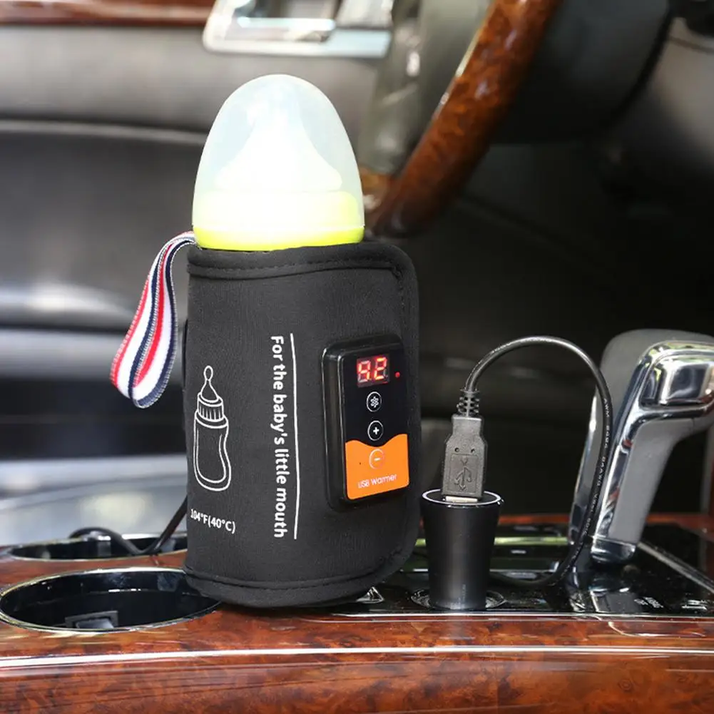 USB подогреватель для молока и воды обогреватель Детской бутылки ЖК-дисплей
