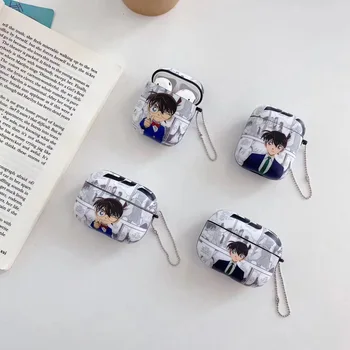

Earphone Case For Airpods Pro Case Detective Conan Anime Small Headphone Case for Apple Air Pods 2 Earpods Protective Cover YGK