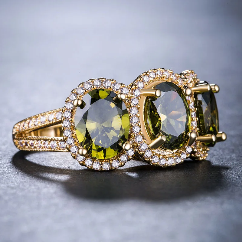 Bague Ringen Настоящее 925 Серебряное очаровательное кольцо золотого цвета с сапфировым драгоценным камнем ювелирные изделия обручальные кольца Размер 6-10