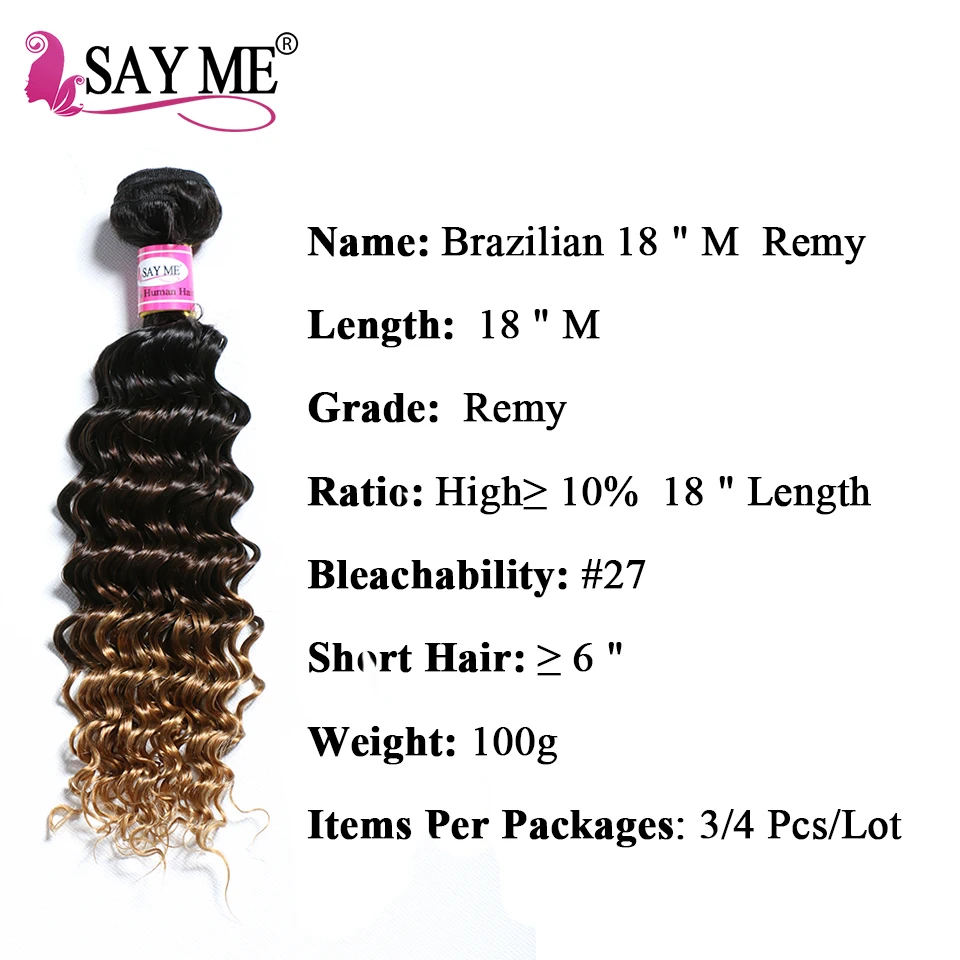 

Peruvian Deep Wave Bundles Deal Can Buy 3 Bundles 100% Remy Human Hair Extensions Honey Blonde Ombre Peruvian Hair Bundles