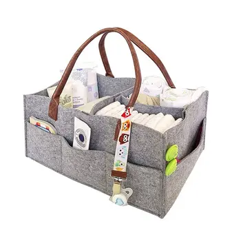 

Portable Non-woven Cloth Mummy Bag Bladder Multi-functional Mummy Bag Diaper Stack Baby Stuff Collection Stroller Toiletry Kits