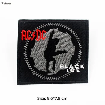 

Black Rock Metal Punk Stripes Patches Iron Stickers for Cloth Sewing Embroidery Badge Appliques for Jacket Patchwork