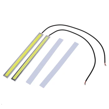 

2x Super Thin White COB 84LED DRL Day Driving lamp Daytime Running Fog Light 12V