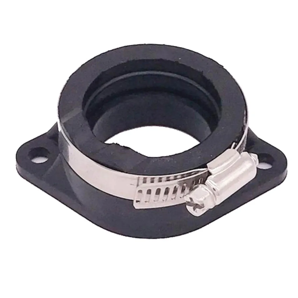 36mm 40mm Carburetor Intake Manifold Flange Adapter Fit for Suzuki GN250 (Black)
