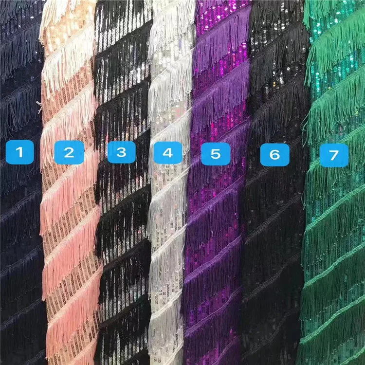 

Сетчатая Нижняя многоцветная ткань с вышивкой блестками женская и детская одежда платье свадебное платье ткань с вышивкой