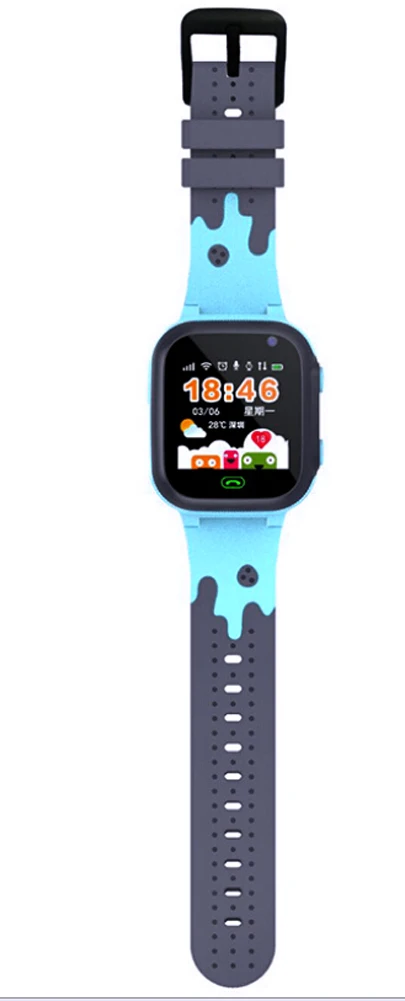 Focusnorm анти-потеря дети Безопасный gps трекер SOS Вызов GSM телефон смарт-часы для IOS Android - Цвет: C
