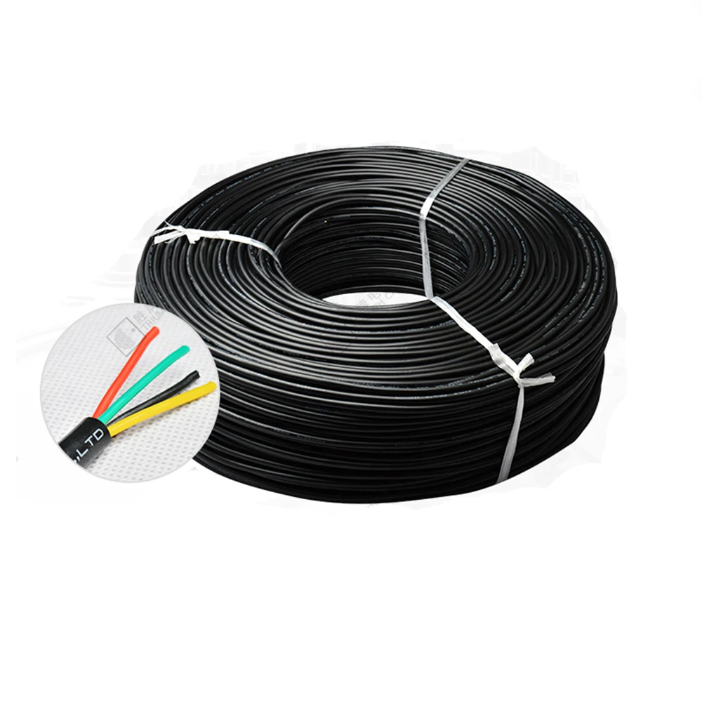 SHENGPAI H05SS F 108 градусов 300 В черный 2*4 0 мм 3*4 оболочка силиконовый резиновый