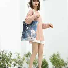 Пользовательский логотип печать многоразовая Складная моющаяся большая переносная сумка для покупок тканевая сумка рекламная сумка продуктовая спортивная сумка для еды