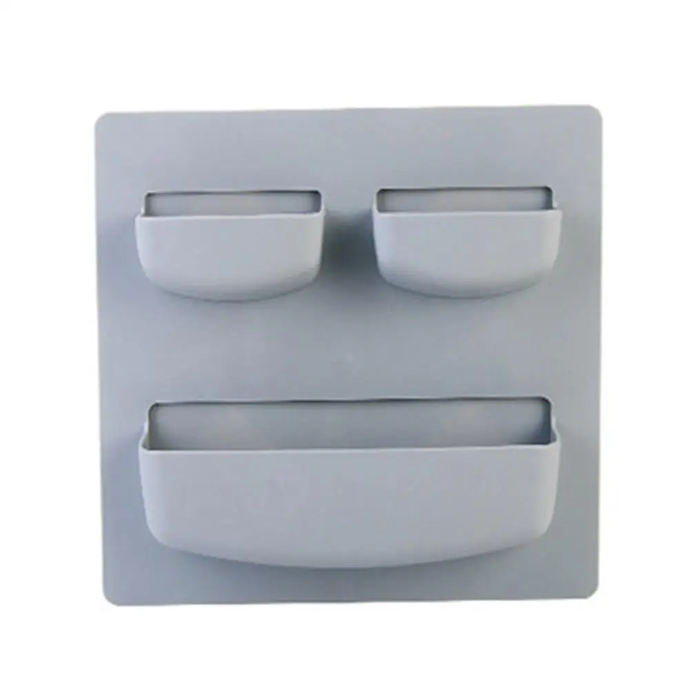 Домашний настенный стеллаж для ванной комнаты, настенный стеллаж для хранения, настенный подвесной стеллаж для кухни - Цвет: 3