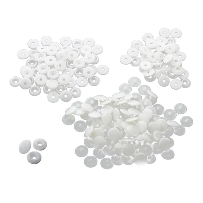 

Fashion50 pcs T3 KAM SNAPS press studs Scrapbook Sewing buttons white