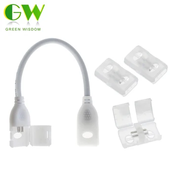 

High Voltage 220V Safe LED Strip Lights 2835 Connector Special Accessories Free Welding Connector / Driving Plug with Switch.