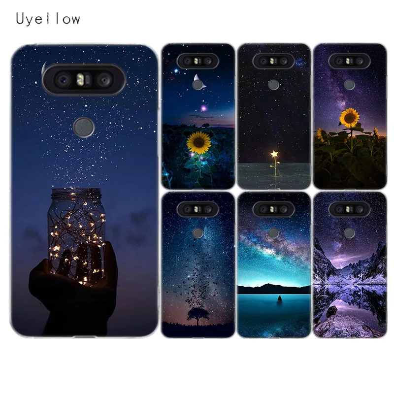 

Uyellow Starry landscape Phone Case For LG G4 G5 G6 G7 G8 G8S V10 V20 V30 V30S V40 V50 Q6 Q7 Q8 Cover K8 K10 2018 Silicone Coque