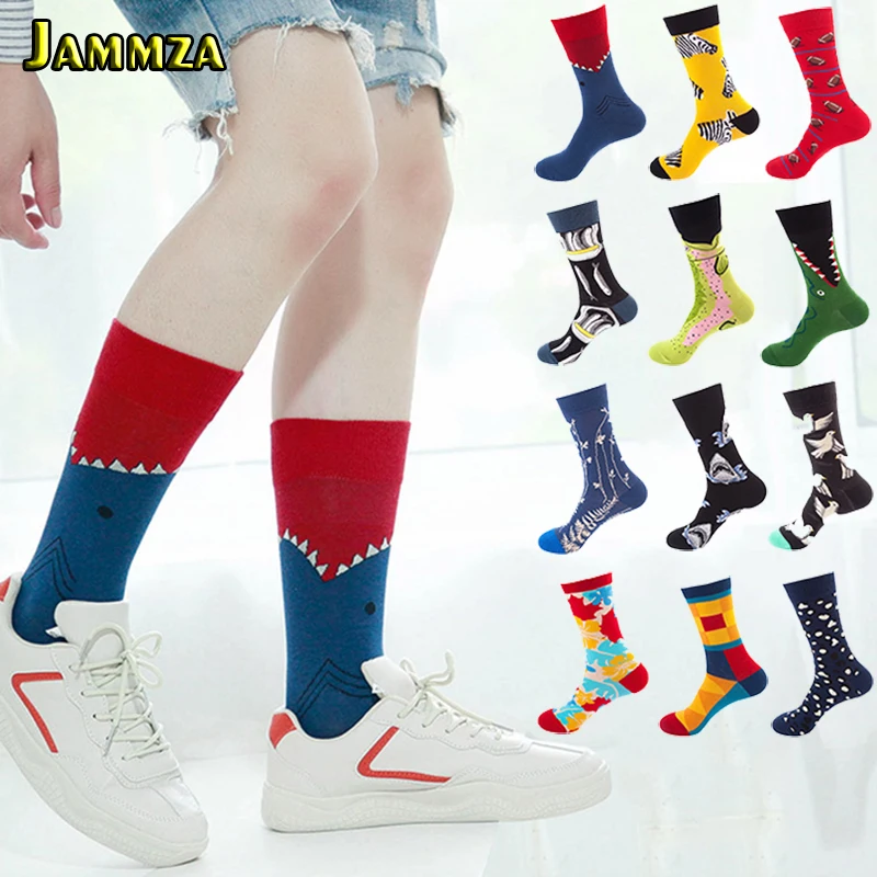 

Cartoon Women's Cute Socks Funny Couple Fashion Sporty Colorful Pattern More Style Men Socks Creative Design Happy Meias Casual