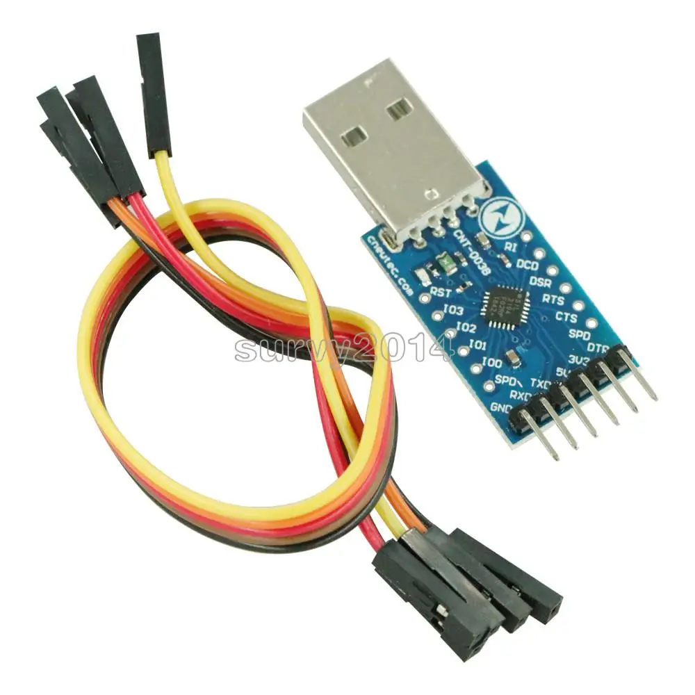 USB 2.0 to TTL UART 6PIN Module Serial Converter CP2104 STC PRGMR Replace CP2102 With Dupont Cables | Электроника