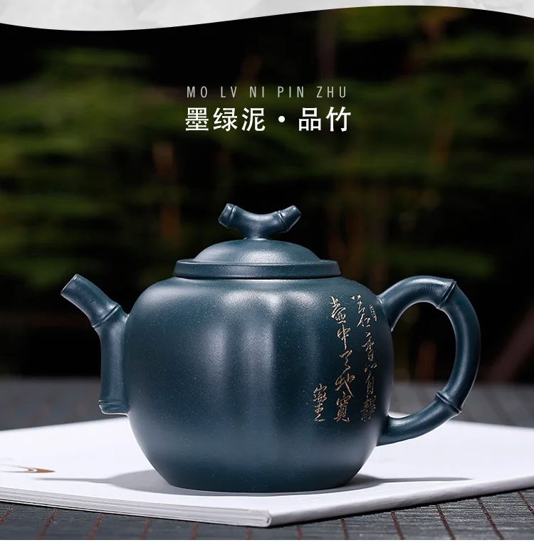 Yixing Clay Teapot Entirely Handmade Genuine Product Wholesale Wang Zhen Learn Nation Technologist Raw Ore mo lulin arts&cralts