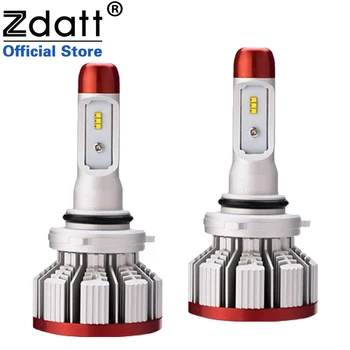

Zdatt Hb3 9005 Led Bulbs led Headlights 9005 HB3 LED Bulbs for Cars Canbus 100W 12000Lm Fog lights 12V 24V Automobiles Turbo Fan