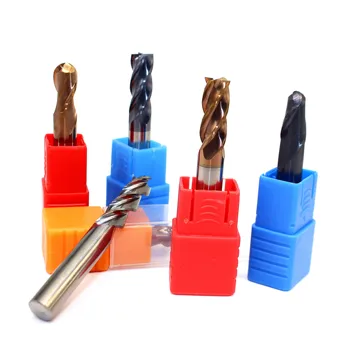 

1pcs Endmills Carbide 14mm Long 100mm Mill Cutter Tool 2F 3F 4F flat End Mill Lathe cnc Metal Milling Cutter Tool for steel