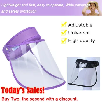 

Protective Clear Face Shield Women Men Safety Mask Visor Eye Face Protection Anti Dust Fog Summer Unisex Clear Face Shield