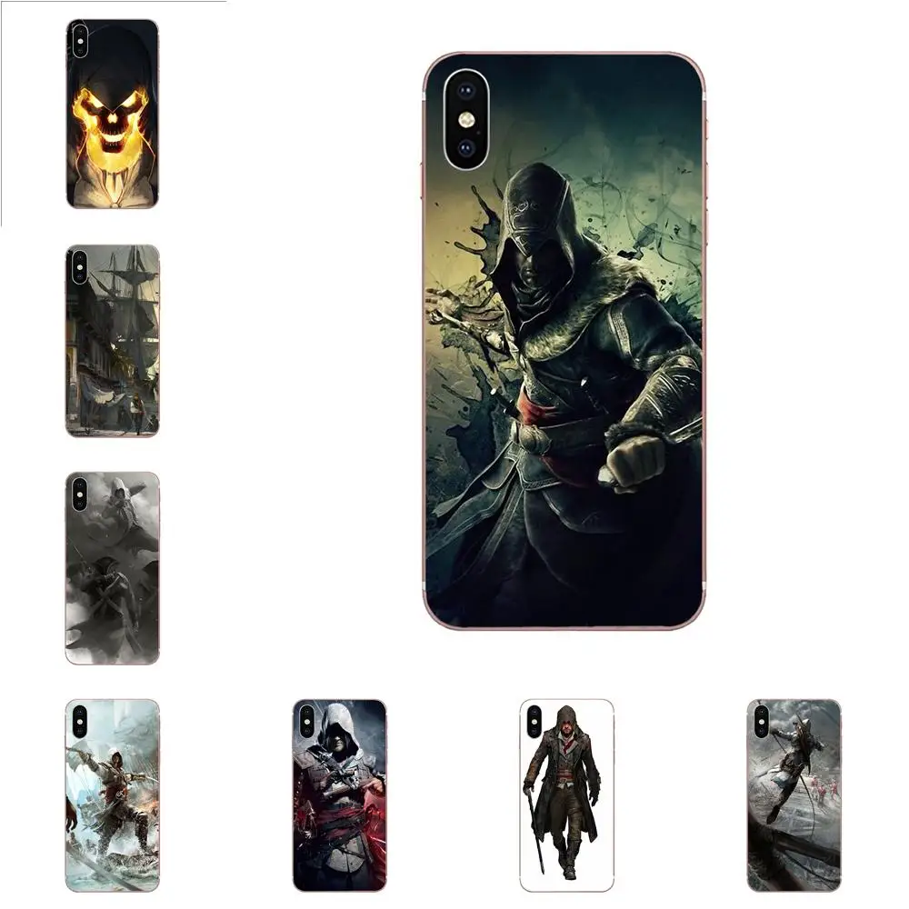 

TPU Case Capa Cover For Galaxy J1 J2 J3 J330 J4 J5 J6 J7 J730 J8 2015 2016 2017 2018 mini Pro Skull Assassins Creedkin