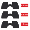 Amortiguador de vibración para patinete eléctrico, almohadilla de amortiguación de vibración para Xiaomi M365 3 unids/set, Kit de 0,6mm, 0,8mm y 1,2mm ► Foto 2/6