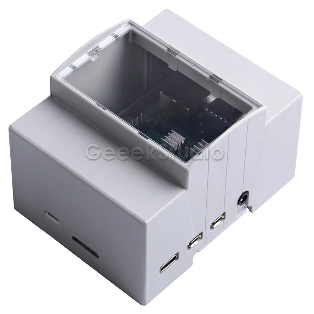 Пластиковый Чехол для электрической коробки ABS для Raspberry Pi 4 Модель B, с радиаторами отвертка для Raspberry Pi 4B