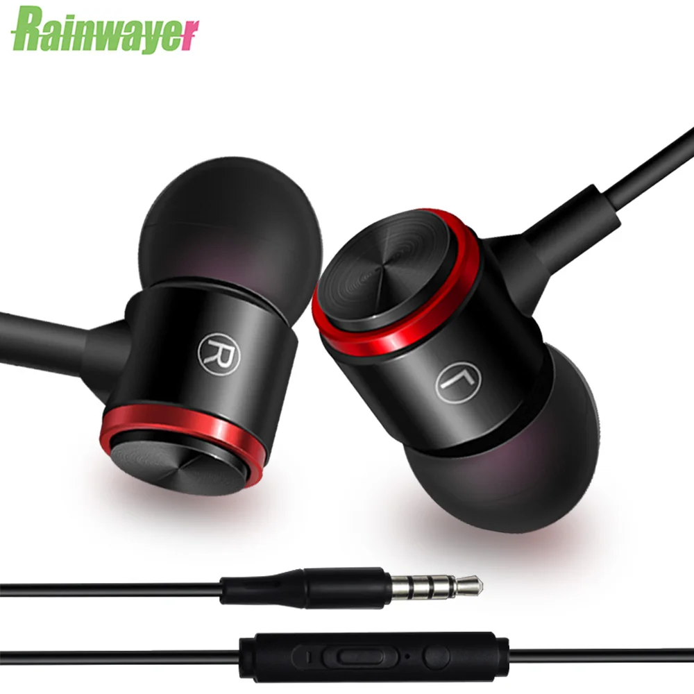Wired Earphones Stereo Xiaomi Samsung Bass HIFI Huawei with MIC for E3 S320 Metal