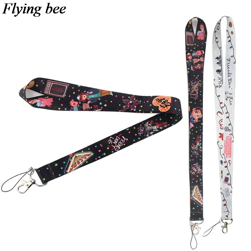 Flyingbee странные вещи веревочные брелоки для телефона ремешок ключей