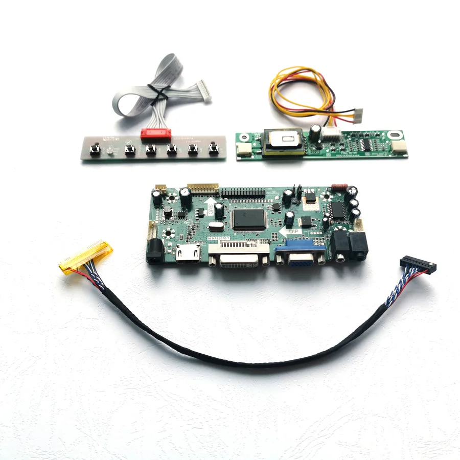 Для M190MWW4 R0 R1 1440*900 1" M. NT68676 дисплей Контроллер привод карты HDMI DVI VGA ЖК-монитор панель LVDS 30Pin CCFL DIY kit