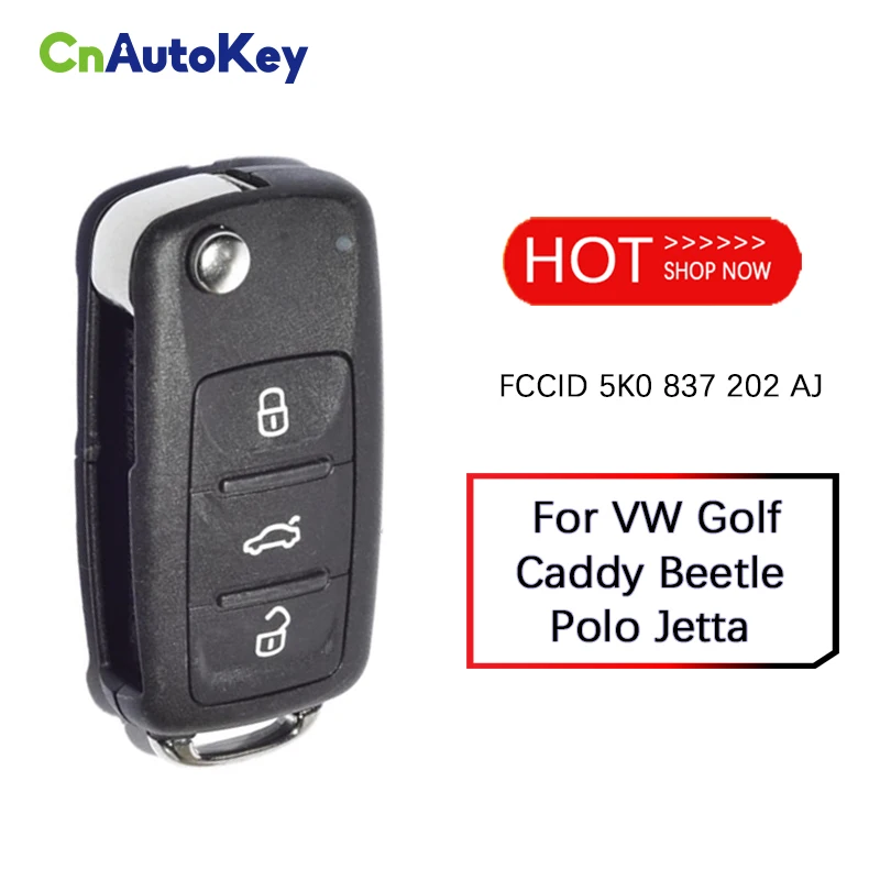 Вторичный рынок CN001060 для смарт-флип-ключа бесключевой доступ VW Golf Caddy Beetle Polo Jetta 434