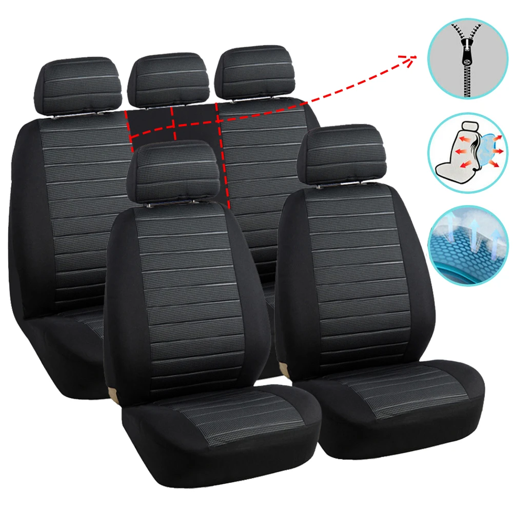 Conjunto fundas para asientos de coche, accesorios interiores, protectores de para Lifan Breez 520 Smily 320 Solano 620 X50 X60|Coberturas de asiento de automóviles| -