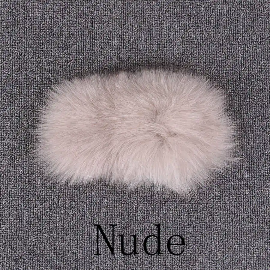 nude Короткая шуба из натурального Лисьего меха QC8094 натуральный Лисий Мех Длинный жилет настоящий жилет из лисьего меха с капюшоном зима высокого качества Женская лиса - Цвет: nude