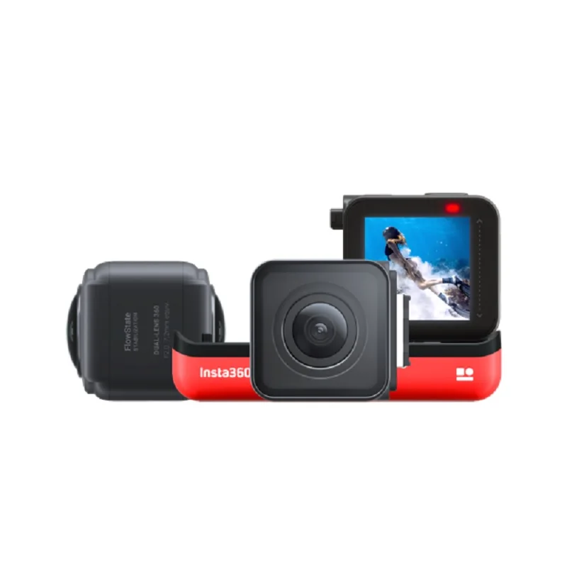 Экшн камера Insta360 ONE R Insta 360 4K 5 7 K двойная версия 1 дюймовый объектив|Экшн-камеры| |