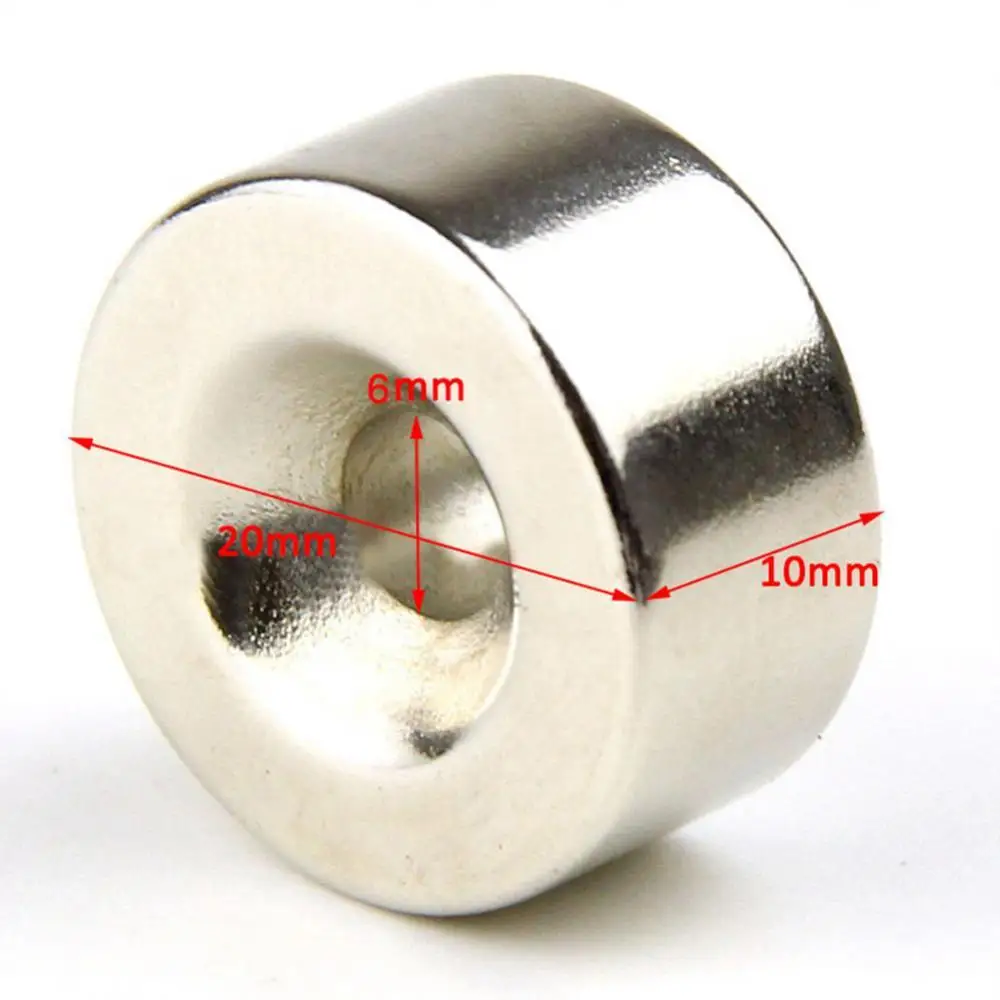 N35 Countersunk Ring Round Disc Strong Magnets Rare Earth Neodymium Hole 