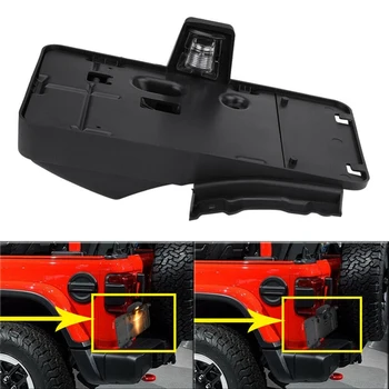 

NEW-Car Rear License Plate Mounting Holder Bracket &Light for Jeep Wrangler JK 2006-2017 68064720AA