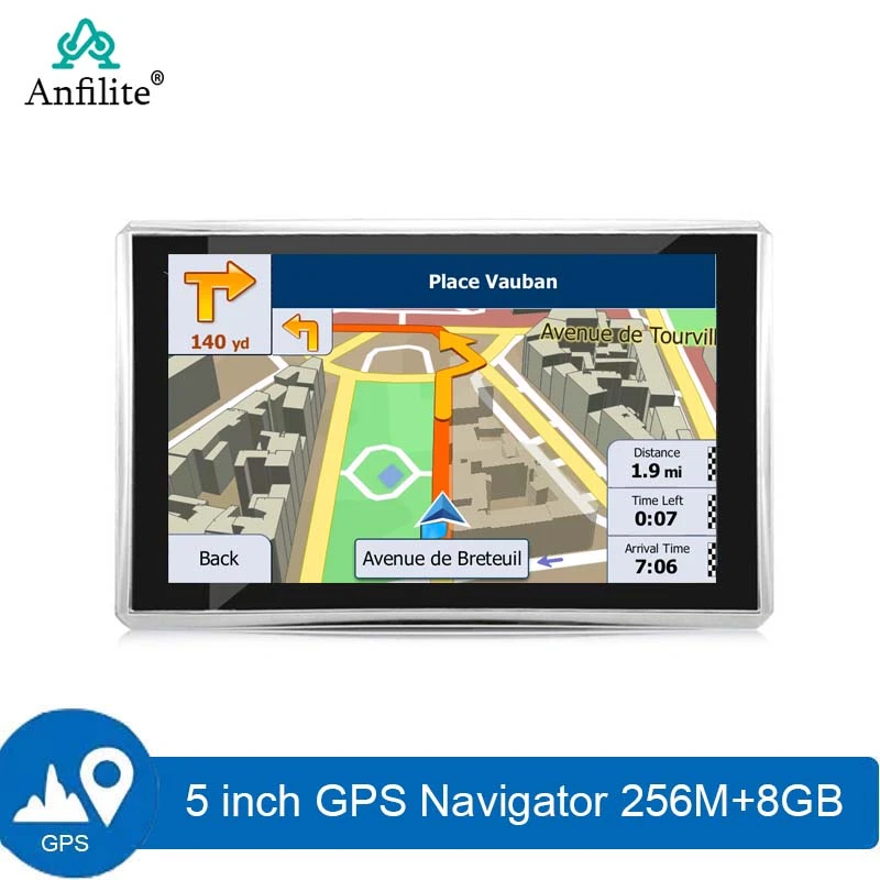 fleet tracking 5 inch HD Car MTK CE 6.0 GPS Navigation FM/8GB/DDR 256M Newest South America Maps Russia Europe for vehicle Navigator garmin gps for trucks