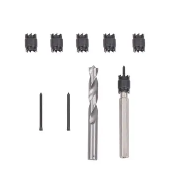 

10Pcs Electric Soldering Dirll Bits Weld Cutter Remover Drill Bit Tool Silver