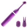 G-Spot Vibrators for Women 3 Caps Replacement Lick Clitoris Stimulator Nipple Massager Female Masturbator Sex Toys for Adults 1