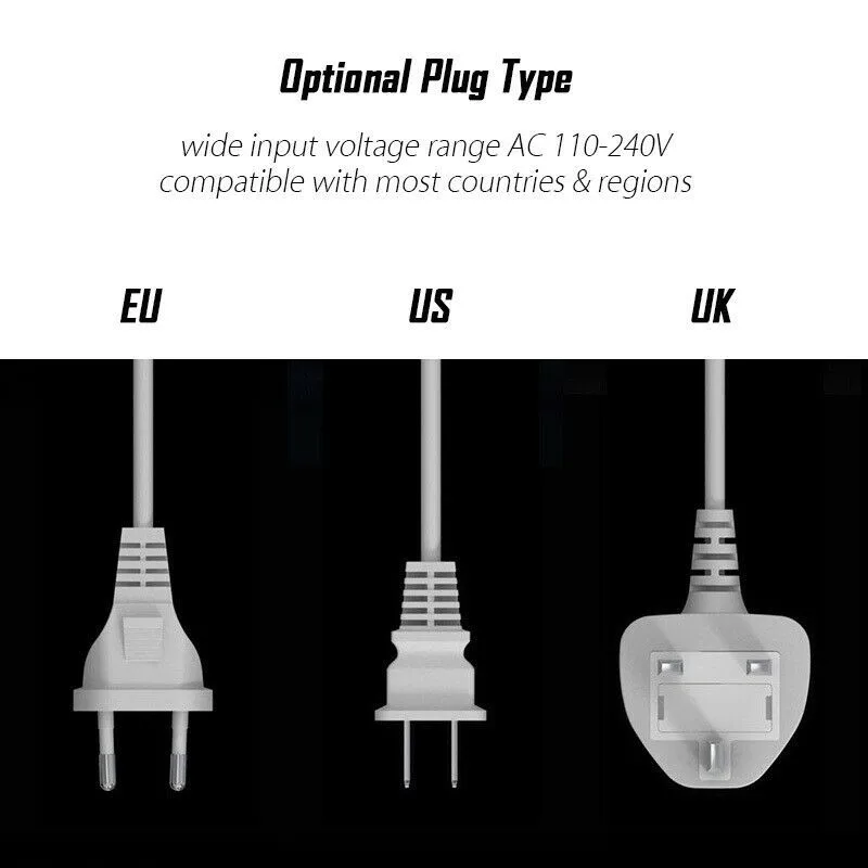 8 мульти-порт USB настенное зарядное устройство быстрый ЖК светодиодный дисплей адаптер настольная док-станция