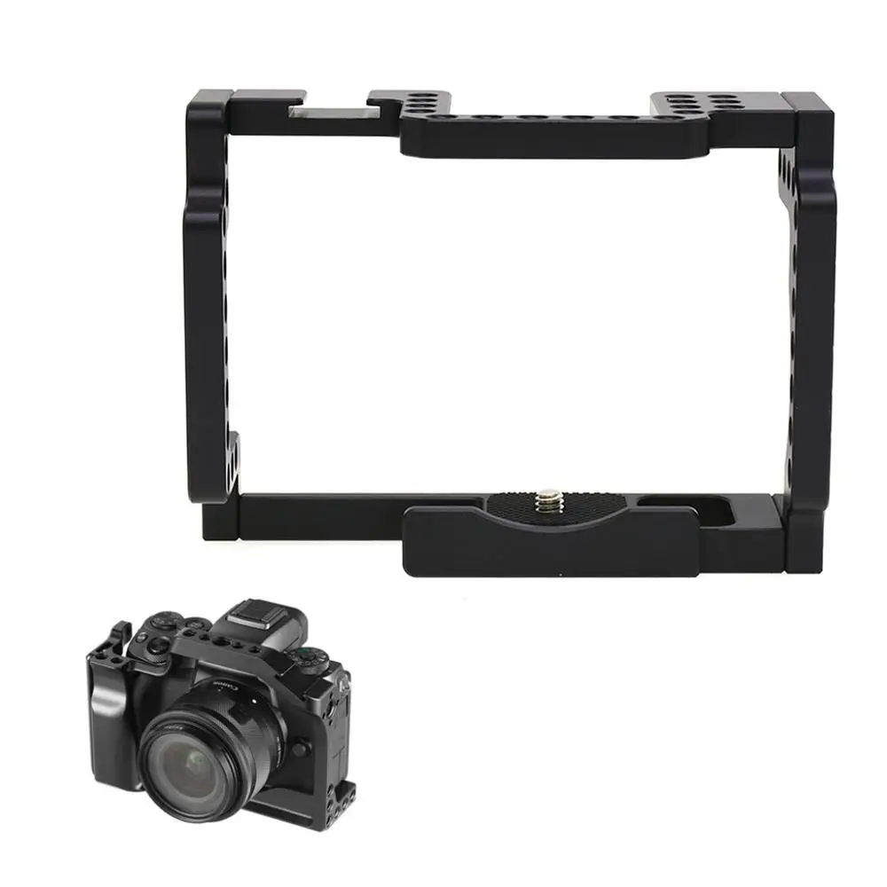 

Pro Alloy Camera Cage for Canon- M50 CNC DLSR Case Cold Shoe Mount Expansion Cover Quick-Relase Plate Support Photography