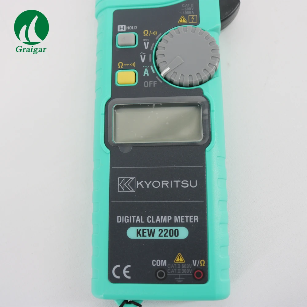Original KYORITSU 2200  Kyoritsu Digital Clamp Meter KEW2200 1000A  AC Clamp Meter 5