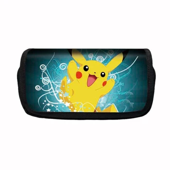 

Pokemon Pikachu Haunter Eevee Bulbasaur Boys Girls Cartoon Pencil Case Bag School Pouches Children Pen Bag Kids Purse Wallet