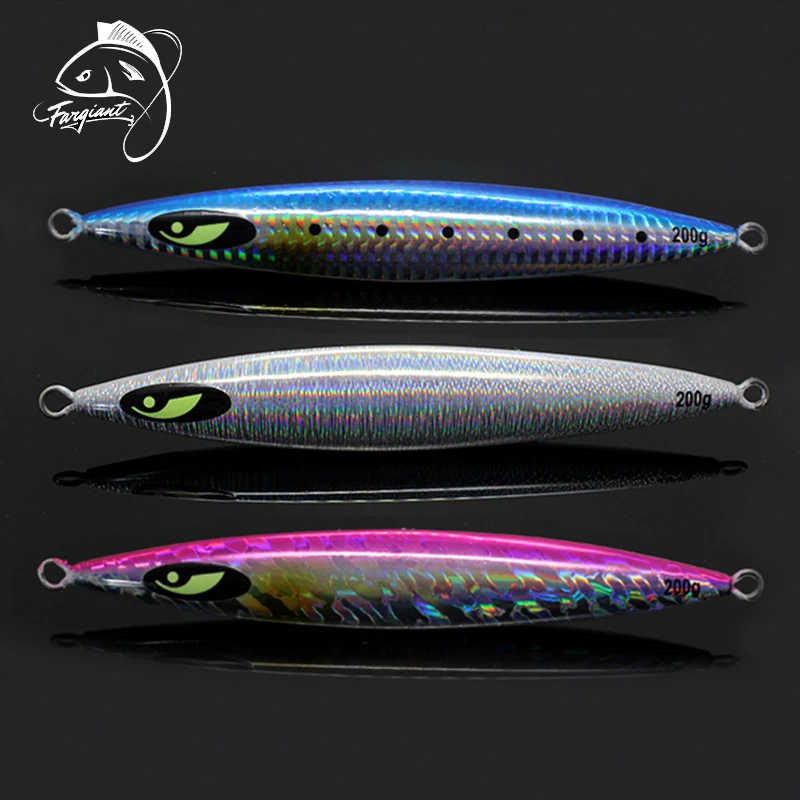

Fargiant Metal Spoon Fishing Lures 200G 15CM Jigging Easy Shiner Hard Bait Wobbler Spinners Bass Fishing Tackle