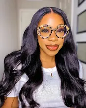 Tinashe-Peluca de cabello humano ondulado con encaje Frontal, peluca de cabello humano brasileño con cierre de 4x4 6x6, densidad del 250, 28 y 30 pulgadas