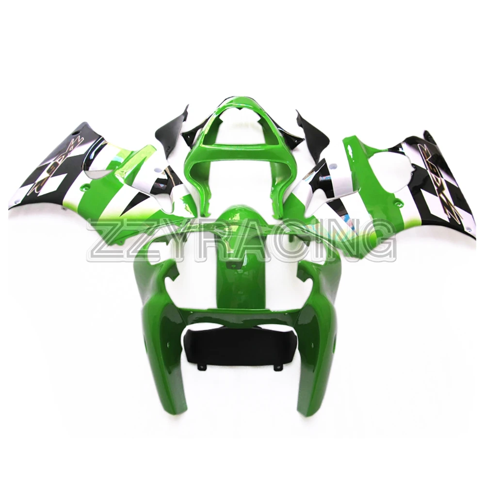 

Complete Fairings Kits for Kawasaki ZX6R 2000 2001 2002 Year ZX-6R 00 01 02 ABS Plastic Green Black Motorcycle Bodywork Covers