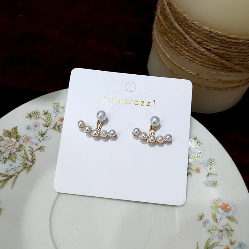 Korean Fashion Personalized Design Pearl Earrings for Women Temperament High Quality Jewelry S925 Needle Party Gift | Украшения и