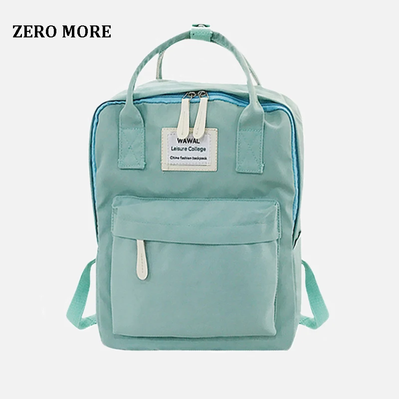 

ZERO MORE Fashion Backpack Women Leisure Back Pack Korean Ladies Knapsack Casual Travel Bags School Girls Classic Bagpack s27 30