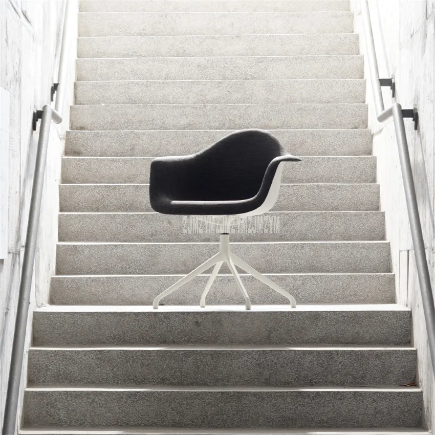 Скандинавском стиле Хо использование удерживающее компьютерное кресло Домашнее использование кресло из алюминиевого сплава Современное креативное льняное хлопковое дышащее офисное кресло