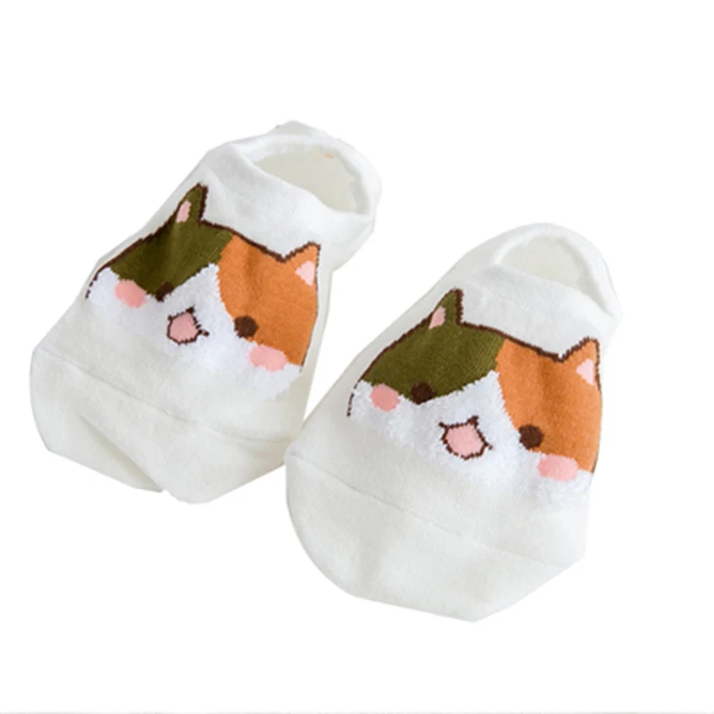 Носки женские в стиле Лолита S ocks милые короткие носки Корейском с животными