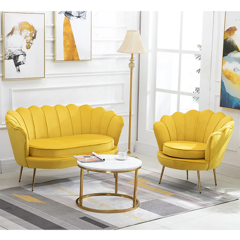 living room Sofa Home furniture modern minimalist sofa chairs Light luxury single sofas Nordic lazy small apartment Armchair | Мебель