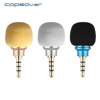 

capsaver Mini Microphone for Cellphone Smartphone Portable Wireless Mic Small Microphone for Android Phone 3.5mm Jack